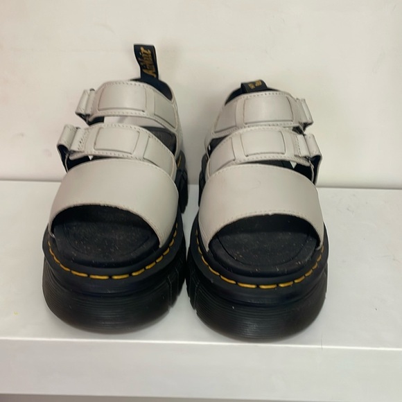 Dr. Martens White Platform Sandals - Picture 2 of 6